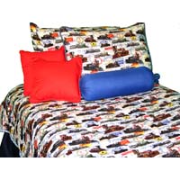 trains bedding and train sheets