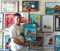 railroad and train poster