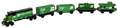 toy trains and wooden train tracks