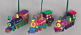 Colorful Steam Engine Ornament