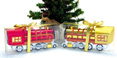 Glitter Train Ornament