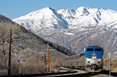 Amtrak Wasatch Mountains Glossy Masonite Photo