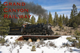 Grand Canyon #4960 in the Snow in Coconino Canyon Poster