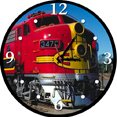 Santa Fe F-Unit Round Clock