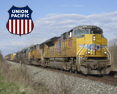 Union Pacific SD70ACe 8 x 10 Metal Sign