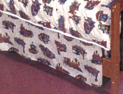 Skirt on Day Bed Tailored Bed Skirt A Trains Com
