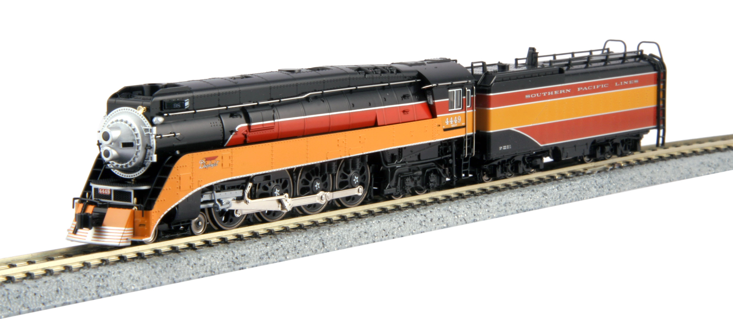 484 GS4 Southern Pacific Lines 4449 Forward mounted train number
