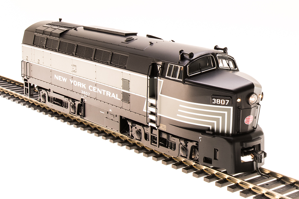 New York Central NYC Sharknose Aunit, 3807, Lightning Stripes, Paragon3 Sound/DC/DCC, HO Scale