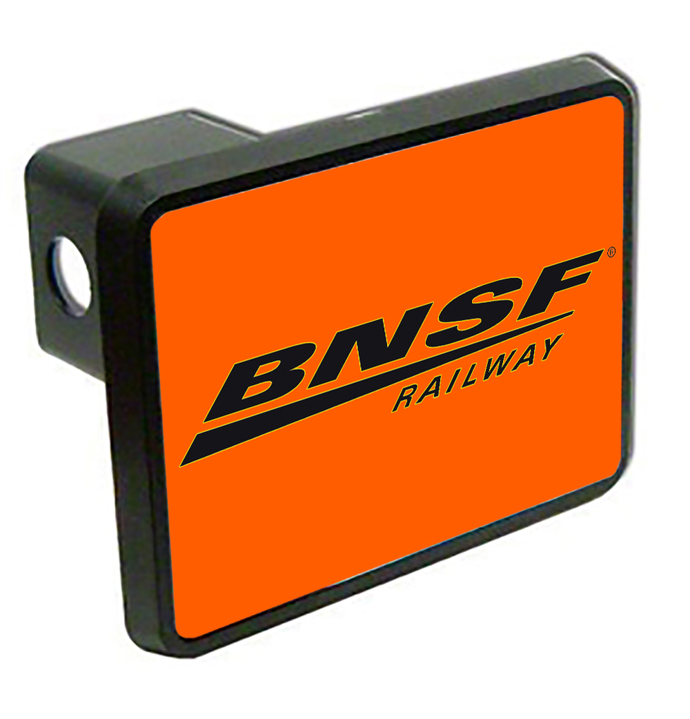 BNSF Railway Logo Trailer Hitch Cover Train