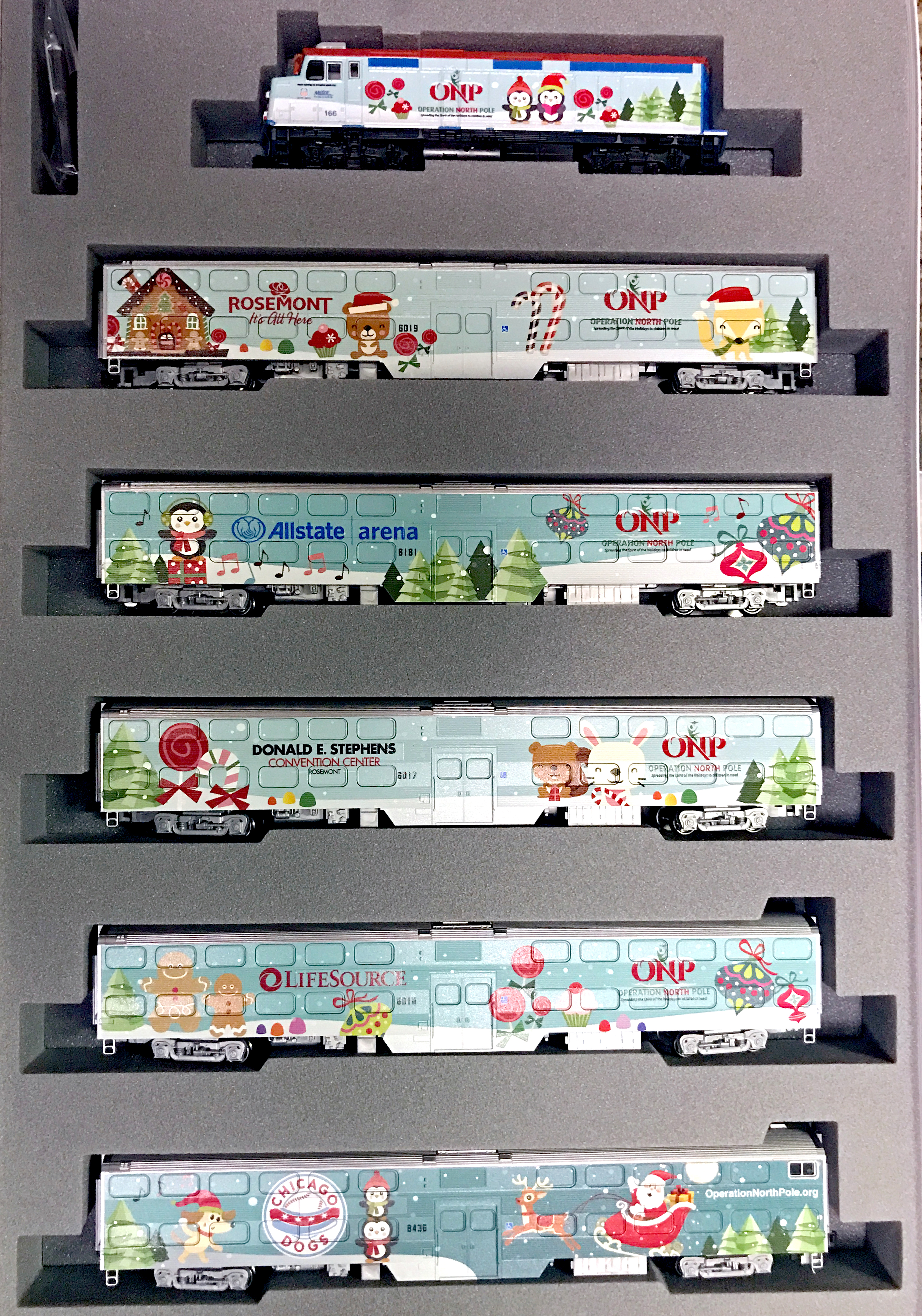 kato christmas train
