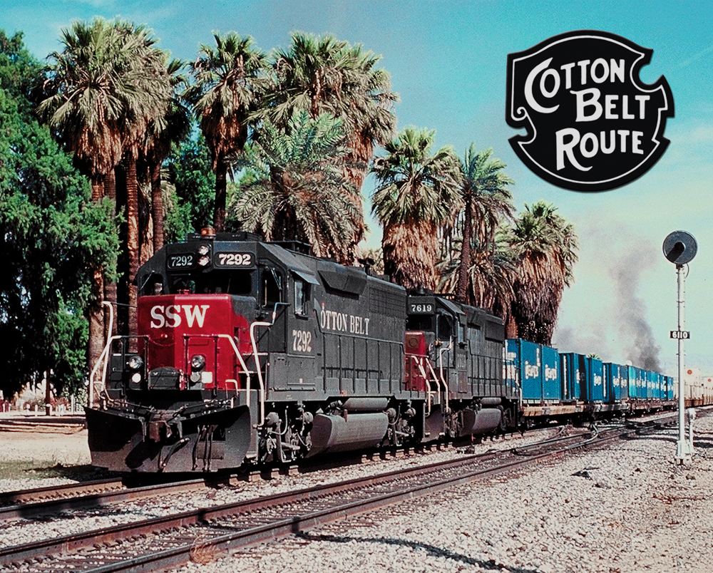 Cotton Belt GP40M2 Photo Sign