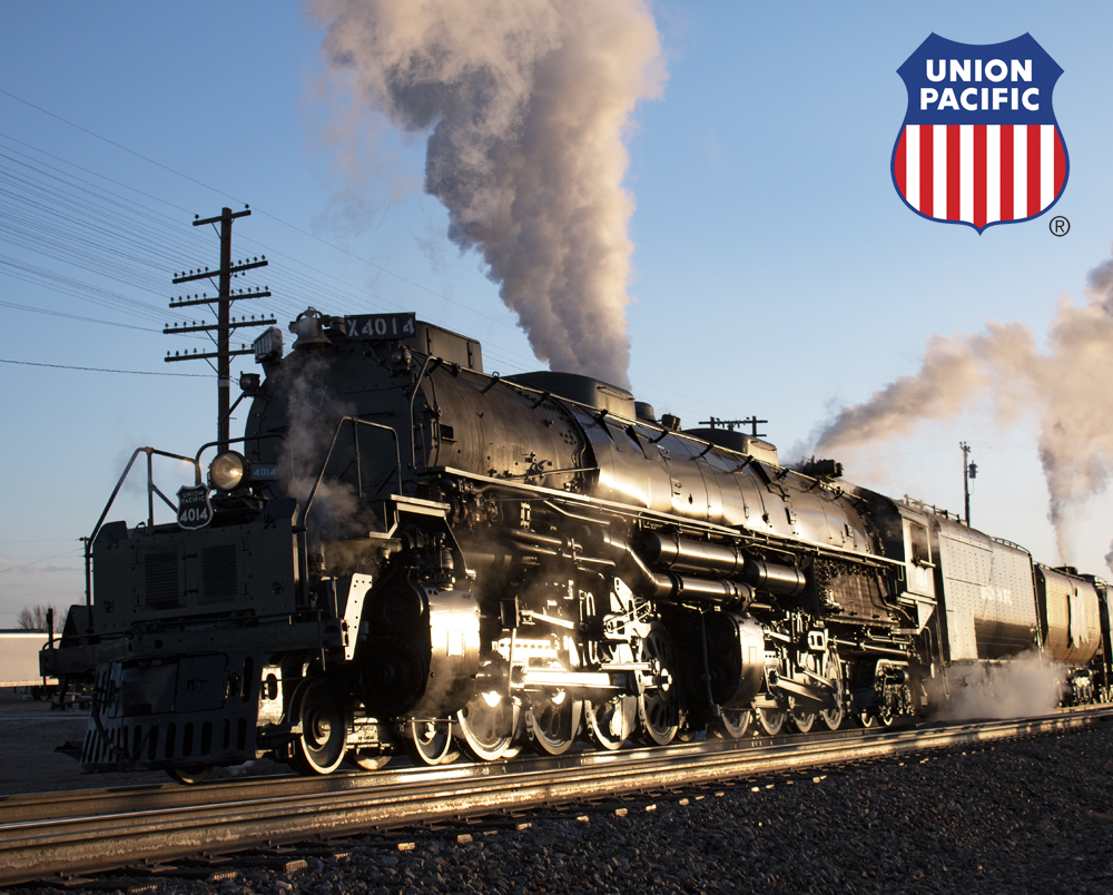 Big Boy Union Pacific 4014 Sunrise Photo Sign
