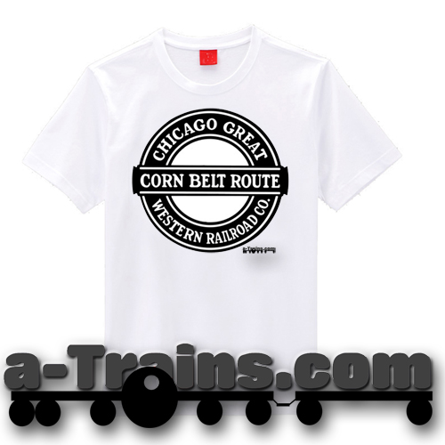 Chicago Great Western and Corn Belt Route Railroad Logo TShirts and Sweatshirts