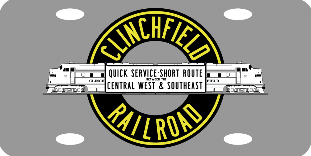 British Columbia Railway Logo Railroad Train License Plate 