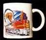 railroad mugs and train coffee cups