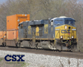 CSX in Indiana 8"x10" Meta SIGN