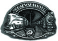 The Broadway Limited Train Belt Buckle