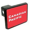 Canadian Pacific Modern Logo Railroad Trailer Hitch Cover