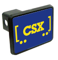 CSX Boxcar Logo Railroad Trailer Hitch Cover