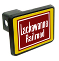 Delaware, Lackawanna & Western Logo Railroad Trailer Hitch Cover