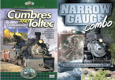Cumbres & Toltec/Narrow Gauge Combo Train DVD's Set