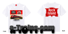 Rock Island Railroad Logo Photo Train T-Shirts and Sweatshirts #3