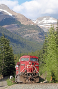 Canadian Pacific Climbing Kicking Horse Pass-Train Poster