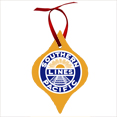 Southern Pacific Lines Logo Aluminum Christmas Ornament