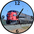Southern Pacific F-Unit  Round Clock