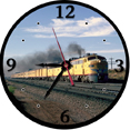 Union Pacific Streamliner  Round Clock