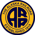 Alaska Railroad Masonite Sign
