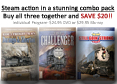 Steam Action Combo 3-Blu-ray Pack