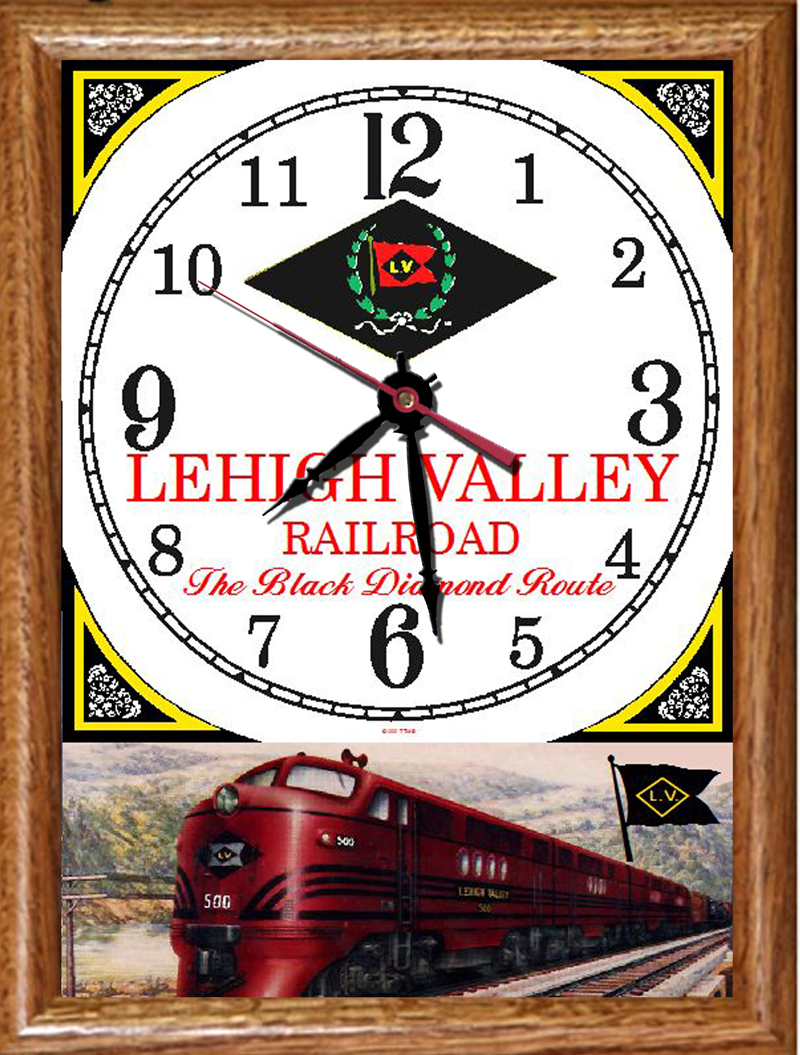 Lehigh Valley Framed Clock
