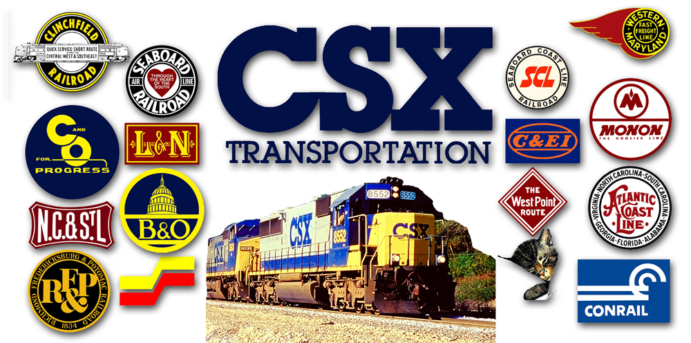 CSX Heritage License Plate - A-Trains.com