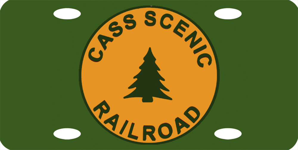 Cass Scenic Railway License Plate